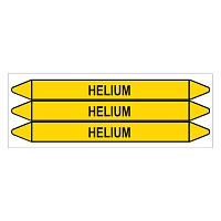 Značení potrubí, helium,3 ks, 355 × 37 mm